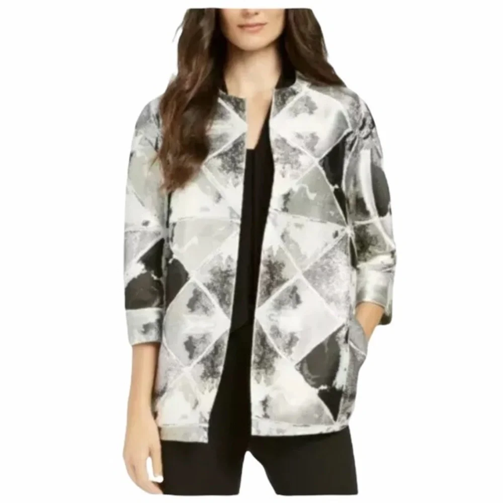NWT Anne Klein metallic open front blazer - Picture 1 of 4